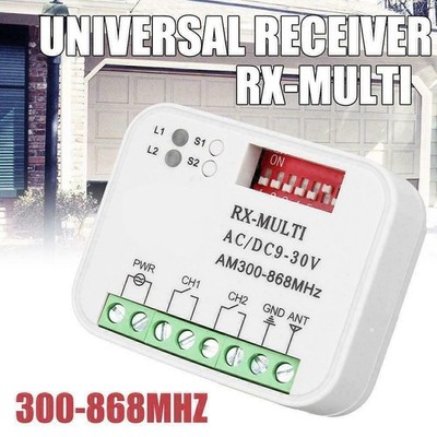 2x Funkempfänger RX-Multi 300-868Mhz für Marantec Nice Hormann Universeller Q8N2