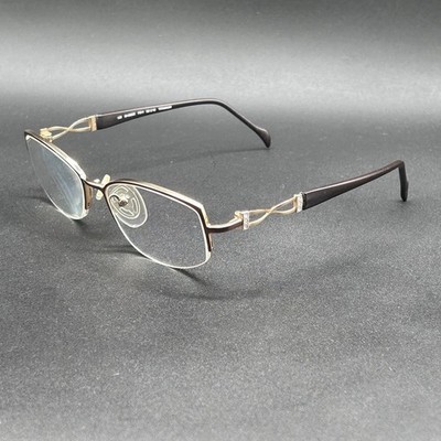 Stepper SI-50207 50207, F019 Brown 53-16-135 Eyeglasses Frames Titanium