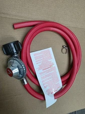 Low Pressure Propane Regulator and Hose Connection Kit for Most LP/LPG Gas Grill