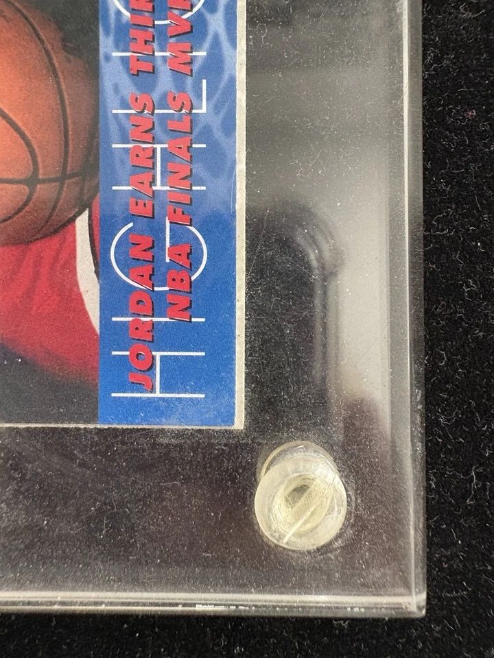 1993 NBA Finals Michael Jordan MVP & Season Leaders (Steals) Cards!! - Image 2 of 4