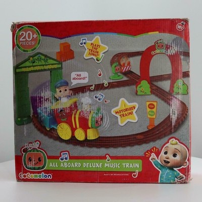 CoComelon All Aboard Musical Train with Bonus Pieces, 24-pieces, Plays  The