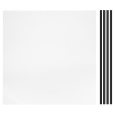 PC Fan Dust Mesh 19.7"x19.7" 0.02" Hole, 1 Set PVC Computer Cooler Dust Filte...