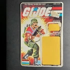 Vintage G.I. Joe 1985 Bazooka Full Uncut Cardback File Card