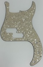 For Fit Fender '62 Precision P Bass Style Guitar Pickguard Ivory White Pearl