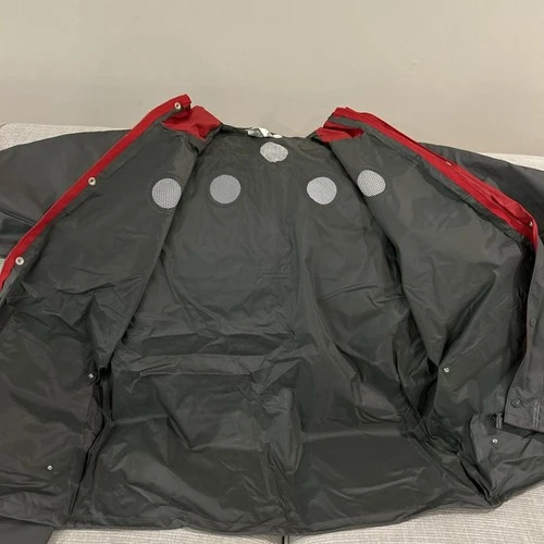 Stearns Rain Jacket/Pants Mens Large Gray Hooded Dry Wear Waterproof PVC Nylon image 6