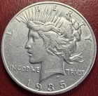 1935-S Peace Dollar. Better Grade. Free Shipping