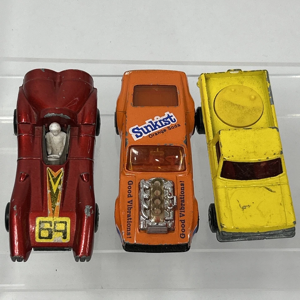 Vtg Matchbox Superfast Rolamatics Lot Mustang Piston Popper Wild Life Truck Turb - Image 3 of 4