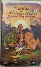 Land Before Time II: Great Valley Adventure VHS Movie Tape 1994, Clamshell GOOD!