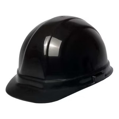 Deltaplus Wel19949bk Hard Hat, Omega Ii, Polyethylene, 6 Point Ratchet, Type 1,