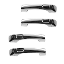 Front and Rear Exterior Door Handle Set for Hummer H3 H3T