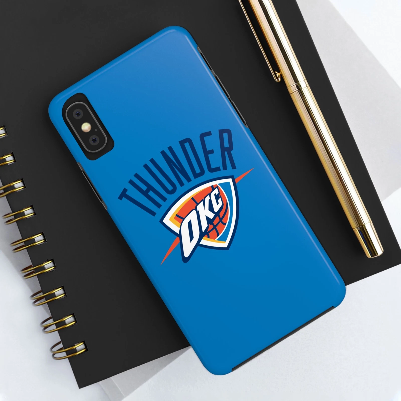OKC Thunder Tough Phone Case, NBA Finals Playoffs, iPhone Samsung - Basketball