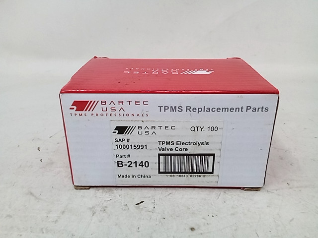 Bartec USA TPMS Replacement Parts B-2140  Qty 100Electrolysis Valve Core