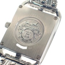 HERMES Cape Cod Mini Watch White Gold White Shell Dial Quartz Women's TGIS 4