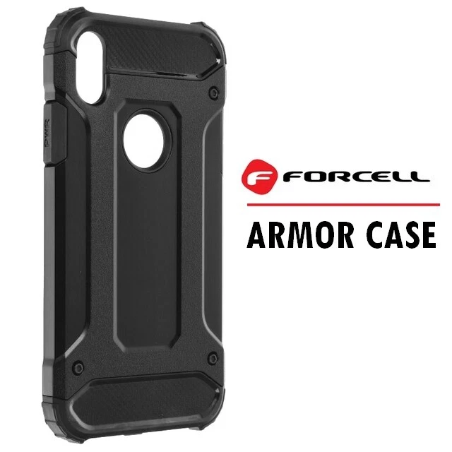 Forcell Armor Custodia Cover Case Protettiva Per Apple Iphone Xr Black - Immagine 3 di 4