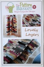 The Pattern Basket Lovely Layers Margot Languedoc 56.5"X65.5" Quilt Pattern