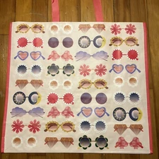 NEW TJX Large Reusable Shopping Bag - Beautiful Design! GLASSES 👓 To Cool 😎