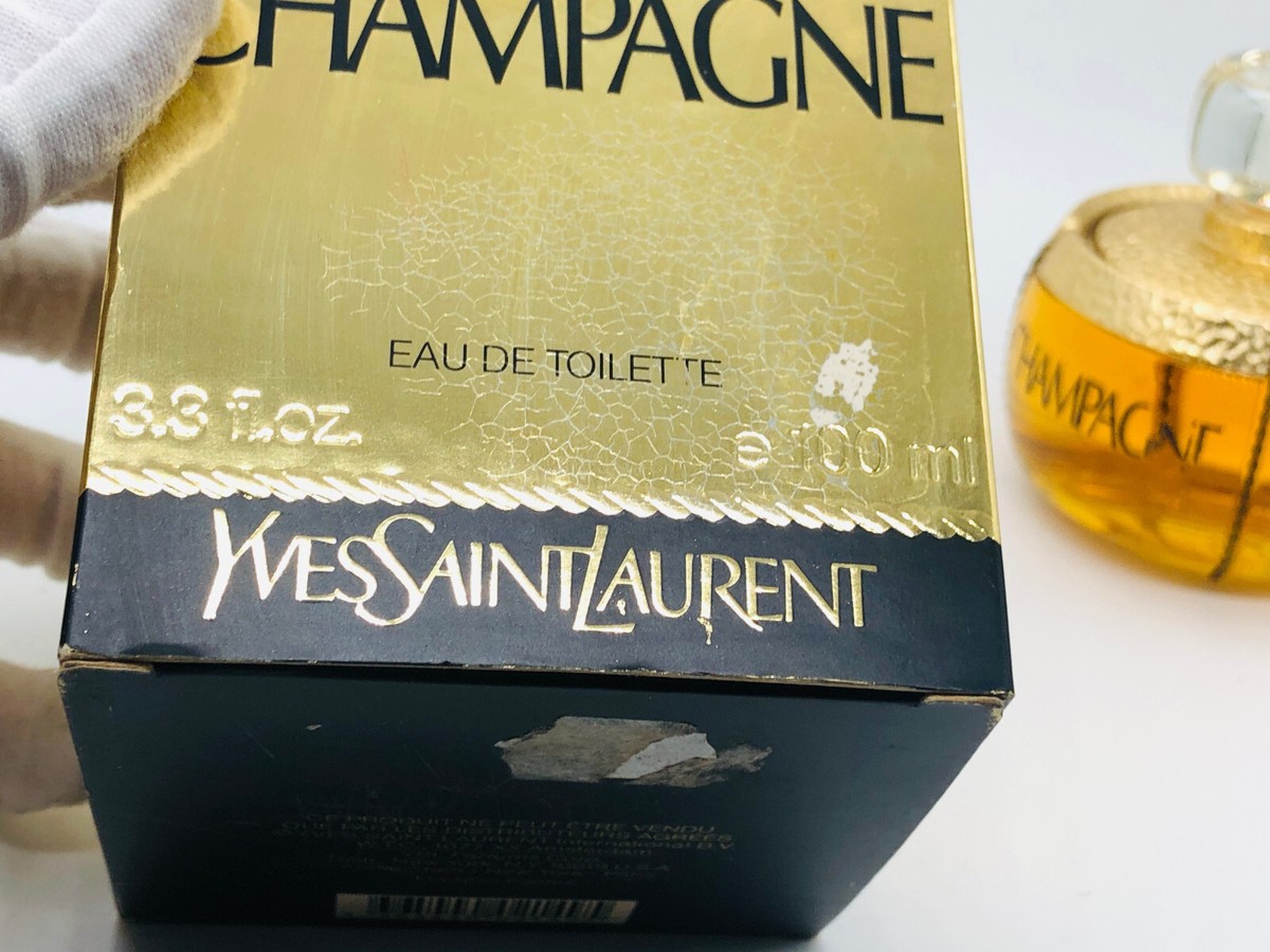 CHAMPAGNE YSL profumo VINTAGE 100 ml SPLASH eau de toilette yves