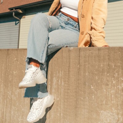 nike air force 1 with mom jeans