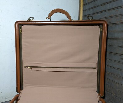 Vintage Hartmann Knocabout Leather Travel Luggage Suitcase Hard