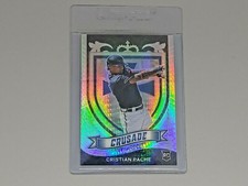 2021 Panini Crusade Christian Pache Hyper Prizm /299 World Champion Atl Braves