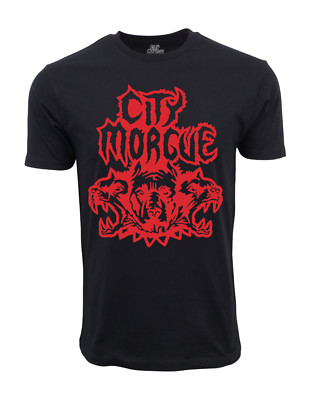 CITY MORGUE GRAPHIC T SHIRT BLACK