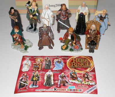 Komplett Satz ''Herr der Ringe'' Teil 2 / Die zwei Türme mit Beipackzettel