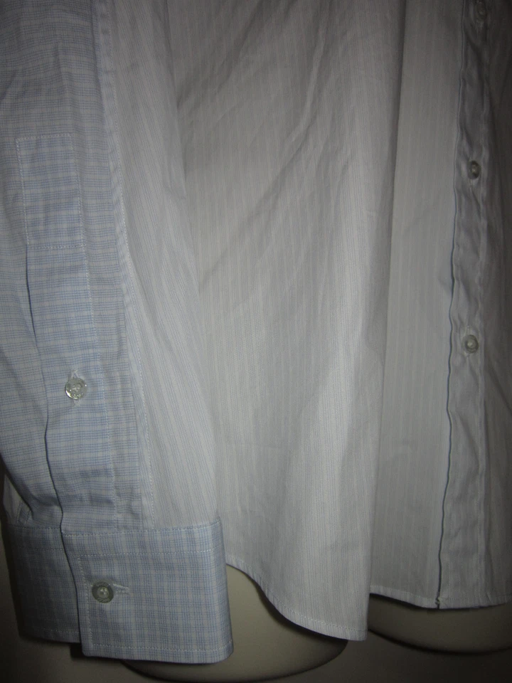 GUCCI Dress Shirt Slim Fit Blue Cotton Blend Made in Italy Sz 40 / US 15-3/4 - Image 3 of 4