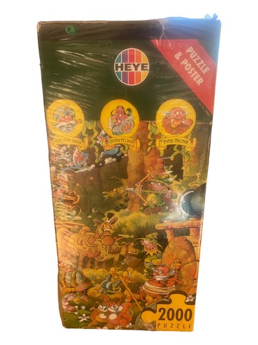 Puzzle triangular HEYE 2000 piezas Robin Hood Ryba nuevo sin abrir rareza colección - Imagen 6 de 8