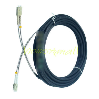 100M Outdoor Field Fiber Optic Patch Cord LC to SC Multi-Mode Duplex Fiber Cable