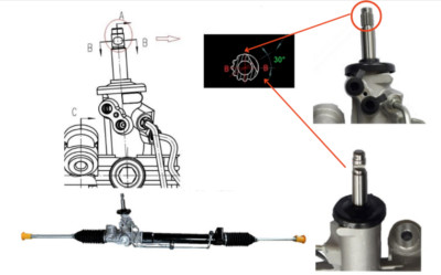 POWER STEERING RACK FOR FORD FALCON FG SERIES 1