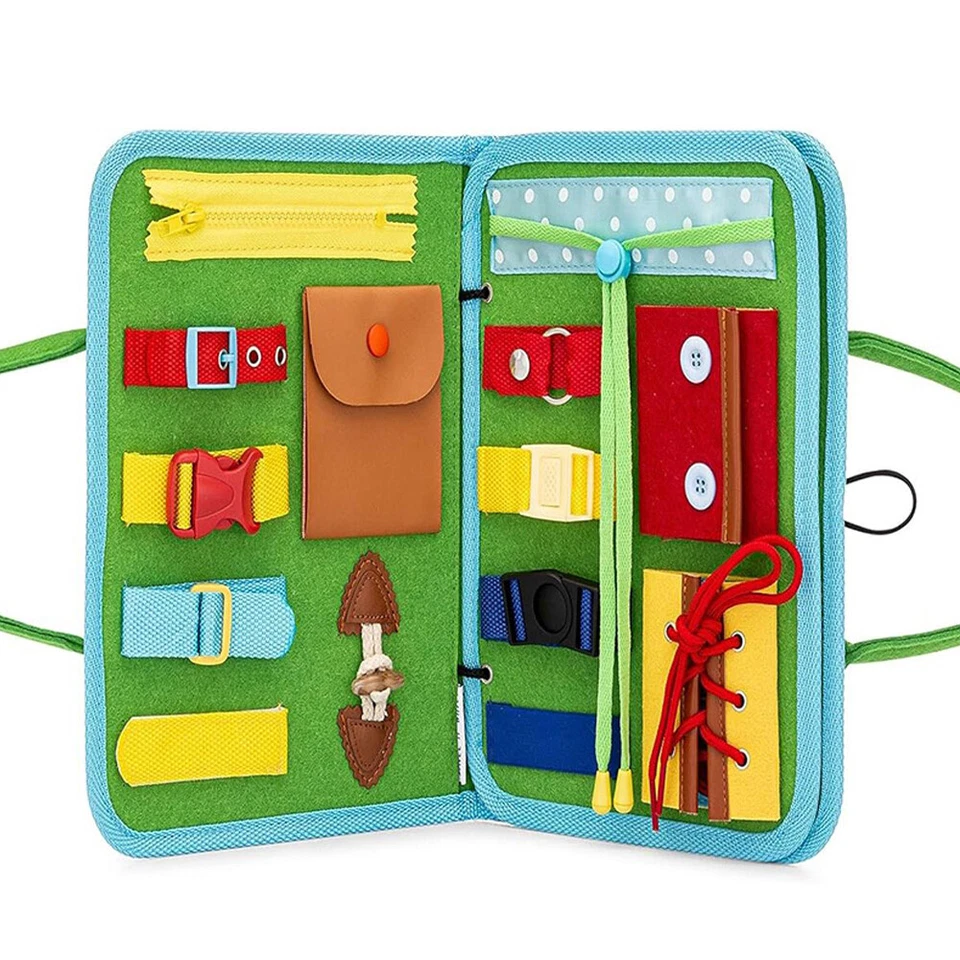 Busy Board Quiet Book Sensory Toy Developmental Baby Toy For Kids Christmas Gift - Image 2 of 4