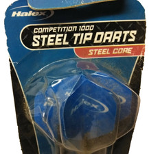 NEW IN PACKAGE Halex Competition 1000 Steel Tip Darts Black - 17 grams