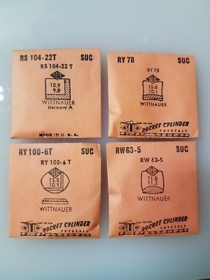 Vintage Wittnauer Wrist Watch Crystal NOS in orig packaging Free Shipping #47