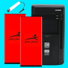 Large Power 2x 5980mAh Battery USB/AC Charger USB Cable for Microsoft Lumia 950