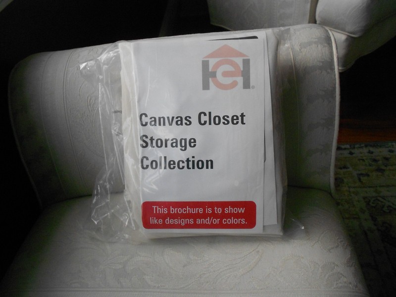 Storage-under bed chest canvas closet storage collection-6x41x18-new