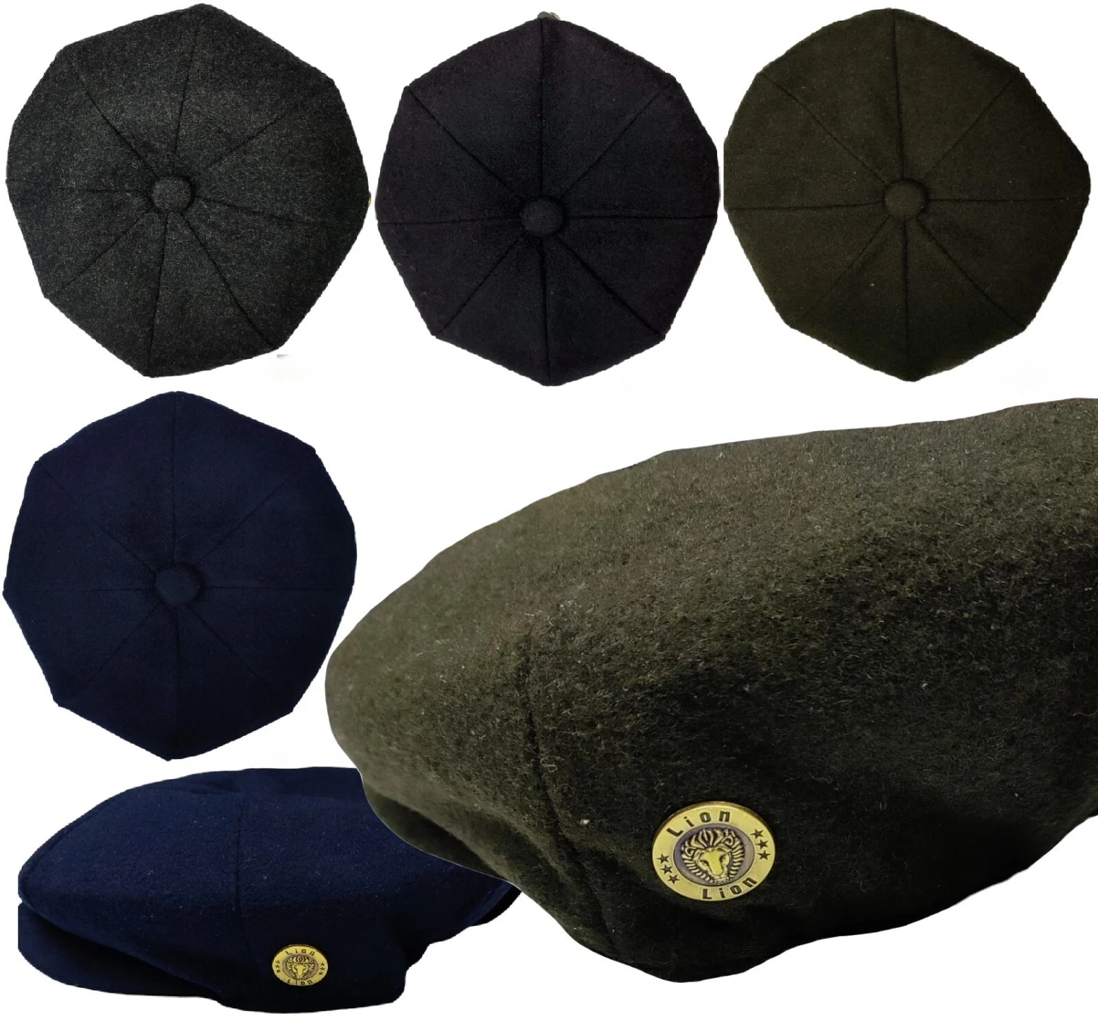 Peaky Blinders Hat Newsboy Flat Cap Herringbone Tweed Mens Wool Baker Boy Gatsby
Opens in a new wind
