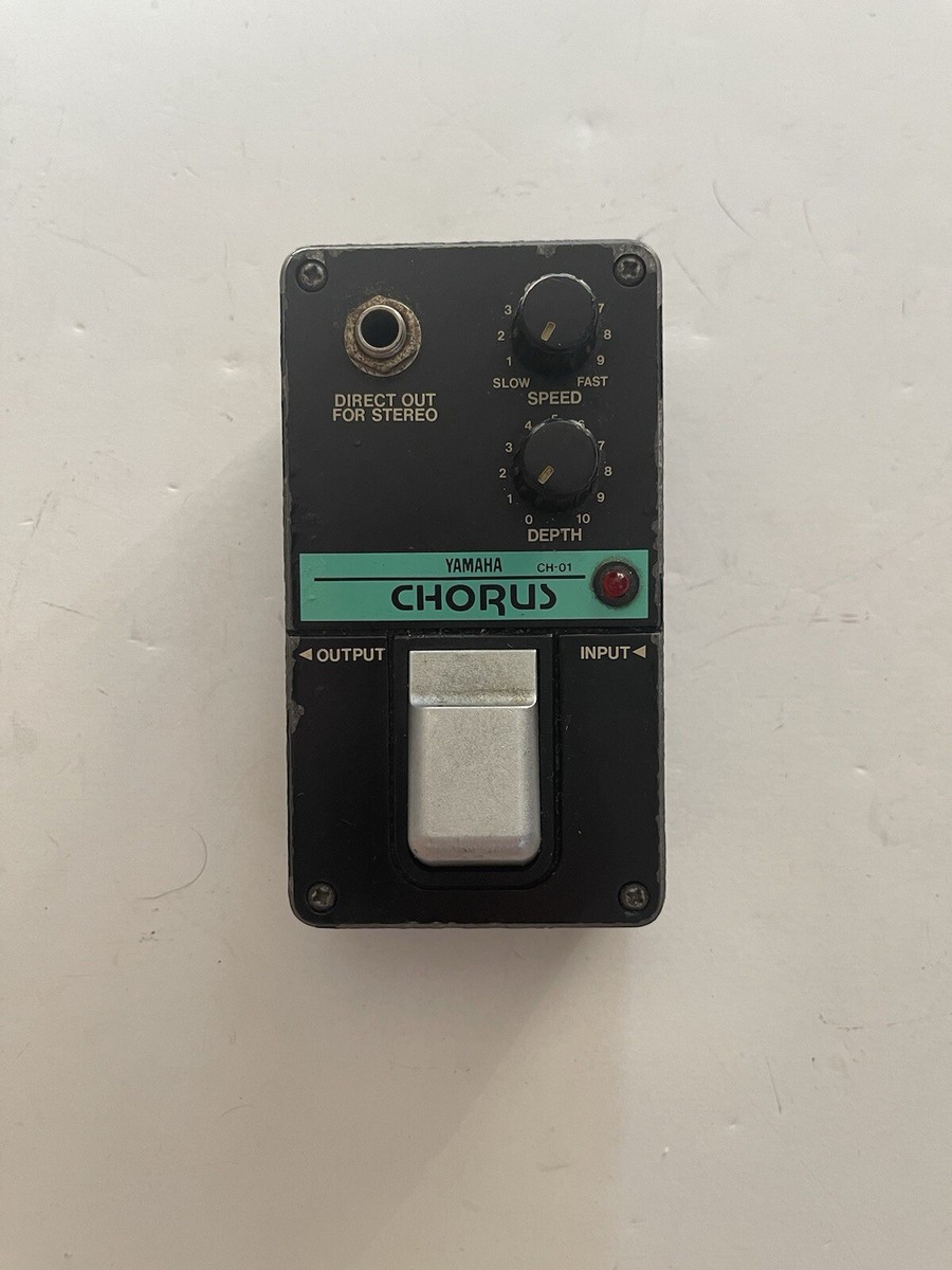 Yamaha CH-01 Stereo Analog Chorus Vibrato Vintage Guitar Effect