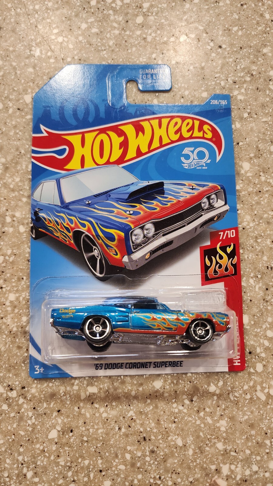2018 Hot Wheels Flames Series '69 DODGE CORONET SUPERBEE