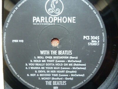 BEATLES - WITH THE BEATLES ( LP Holland Parlophone PCS 3045 BEATLES - WITH THE BEATLES ( LP Holland Parlophone PCS 3045