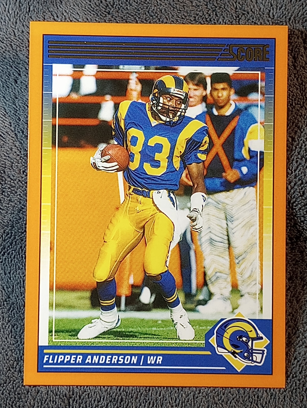 2024 Panini Score Orange Parallel #160 Flipper Anderson Los Angeles Rams $3 MIN!