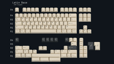 ePBT Origami Latin Base Keycaps