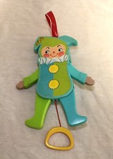 Fisher Price 145 Jumping Jack with String Vintage