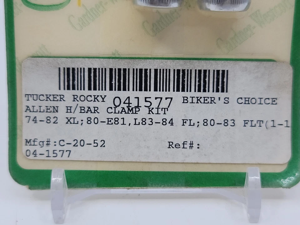 Kit de pernos de cabeza Allen abrazadera de manillar Gardner-Westcott #C-80-52 Harley Davidson Foto 2 de 2