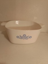 Pyrosil Corning Ware blaue Kornblume Auflaufform 2 1/2 Pint 70er Vintage