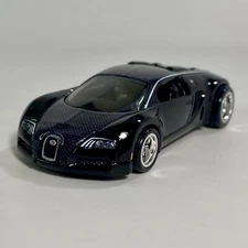 Bugatti Veyron Black Car Culture 1:64 Diecast Diorama Model Car