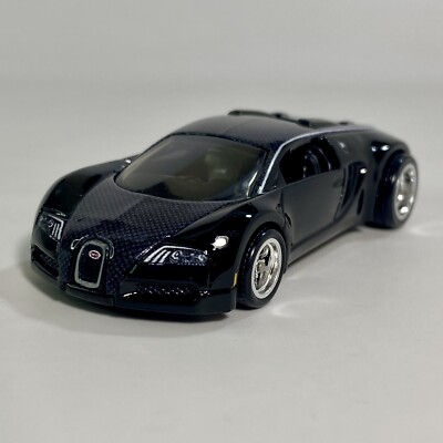 ミニカー BUGATTI VEYRON Bugatti Veyron Black Car Culture 1:64 Diecast Diorama Model Car | eBay