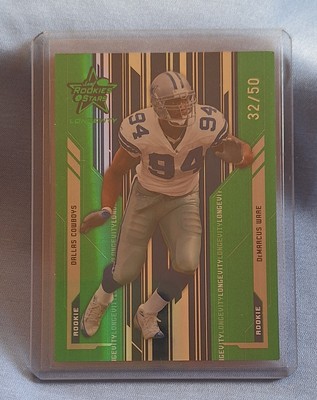 DeMarcus Ware RC 2005 Leaf Rookies & Stars Longevity Emerald Green 32/50 HOF SSP