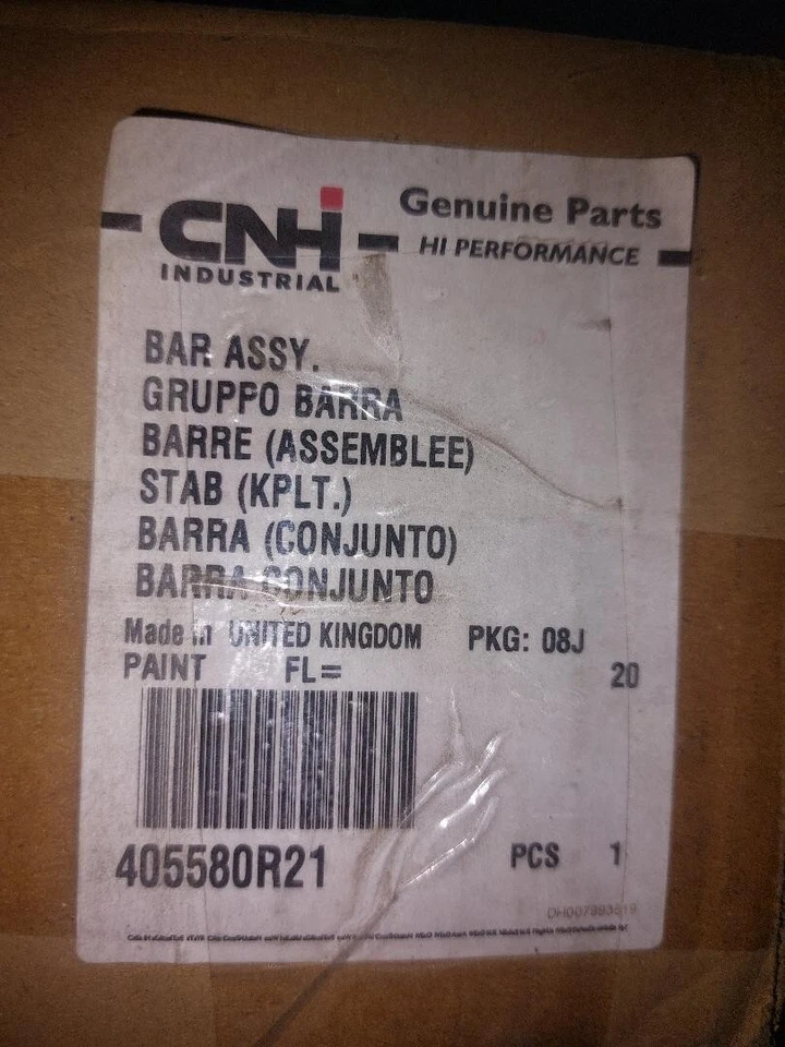 Conjunto de barras industriales CNH 405580R21 Foto 3 de 3