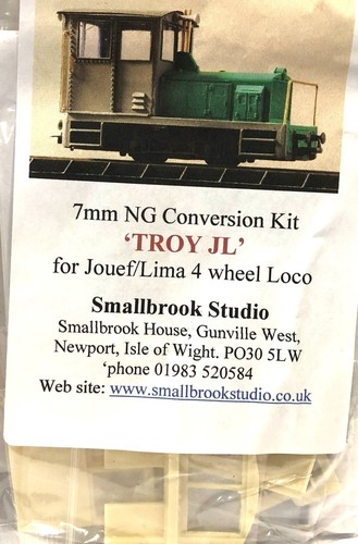 7MM/O NARROW GAUGE SMALLBROOK STUDIO 'TROY JL' DIESEL LOCO CONVERSION KIT