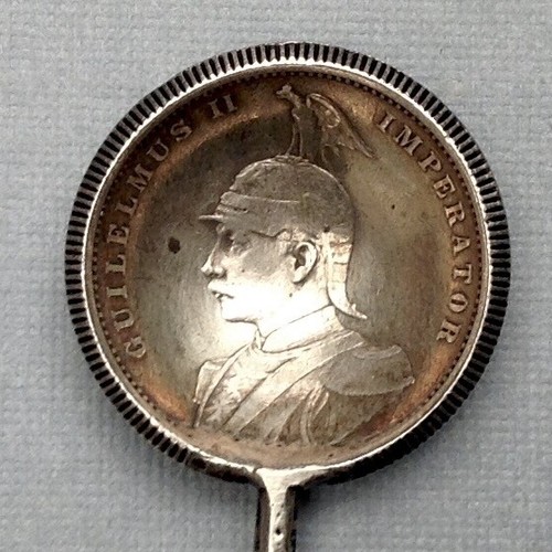  GERMAN EAST AFRICA 1892 ONE 1 RUPIE ANTIQUE SILVER SOUVENIR COIN